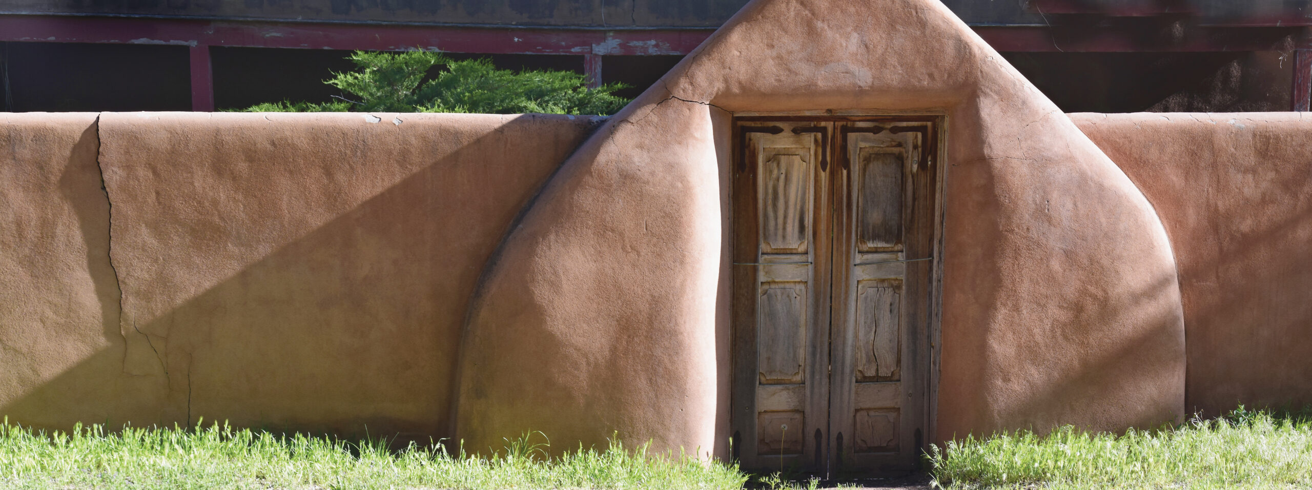 one of many entrances to Quartermill Farm, Galisteo, NM